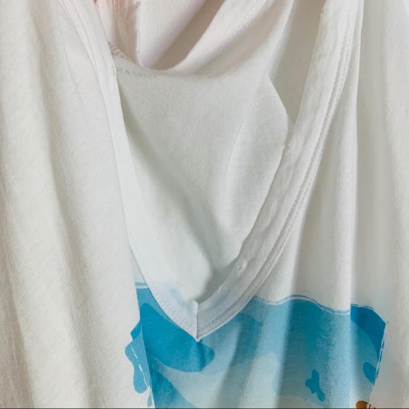 ZADIG & VOLTAIRE V Neck Cotton shortsleeve white T - Picture 6 of 7